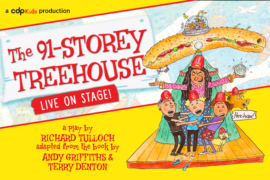 91 storey treehouse live on stage