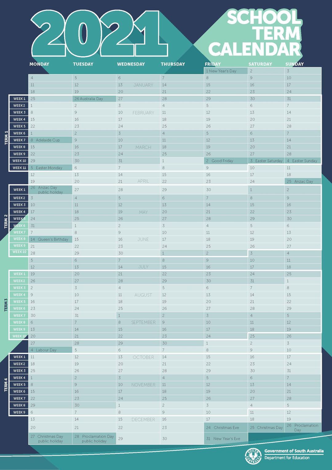 Adelaide School Holiday dates 2021 - KIDDO Mag Adelaide School Holiday dates 2021 - KIDDO Mag