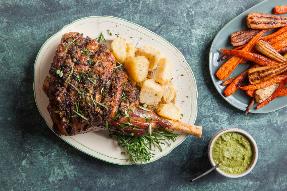 RECIPE: ROAST LEG OF LAMB WITH GARLIC, ROSEMARY, CAPERS - KIDDO Mag