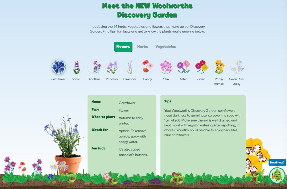 woollworths discovery garden