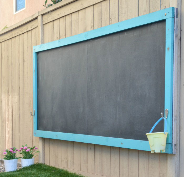 outdoor chalkboard paint