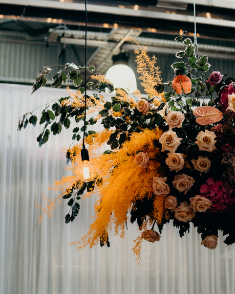 hygge flower arrangement