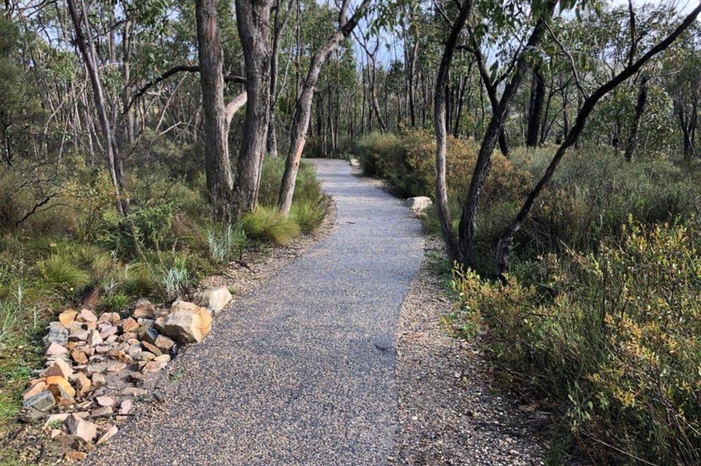 waterfall gully accessible trail