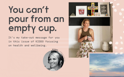 REBECCA MORSE: “You can’t pour from an empty cup”