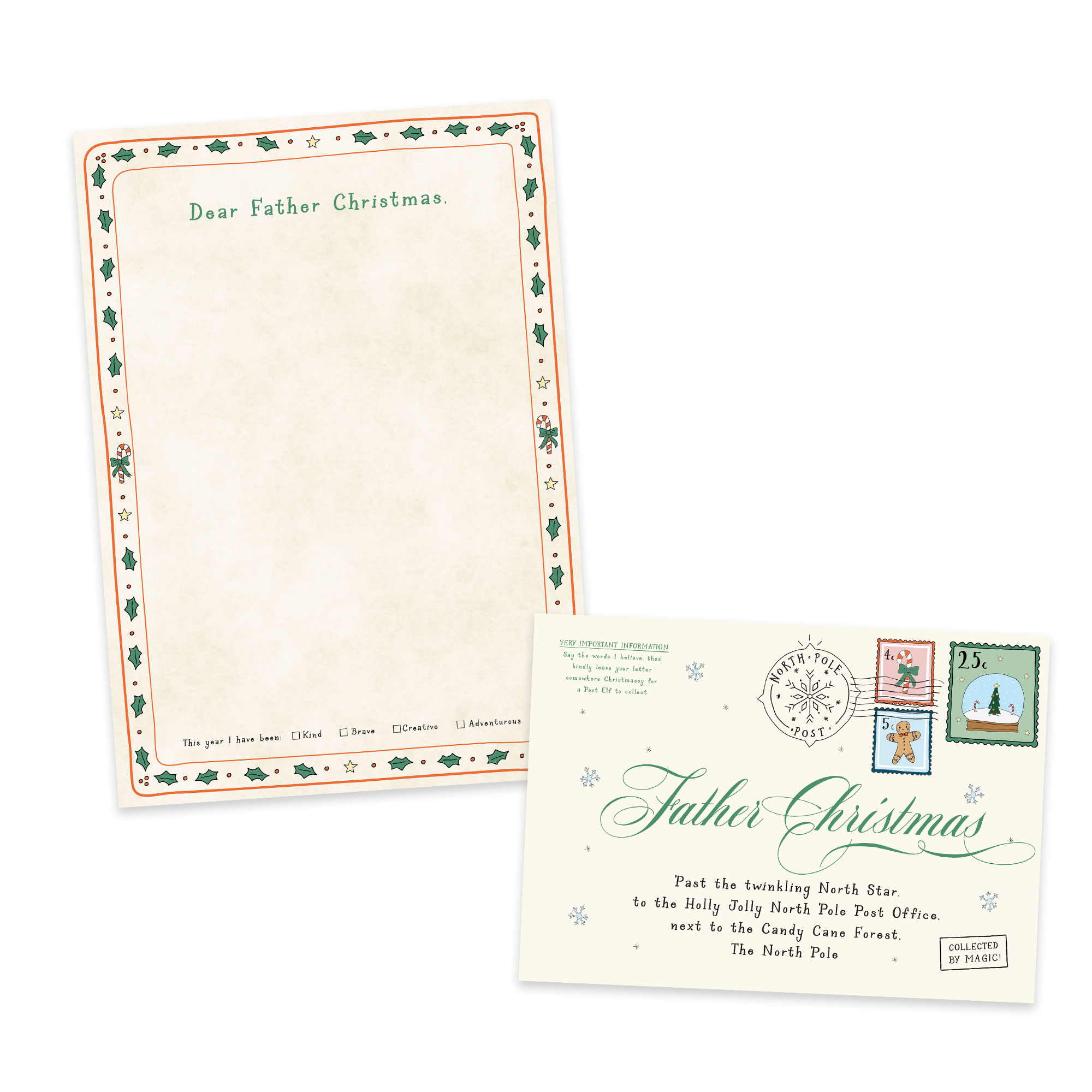 santa letter writing kit