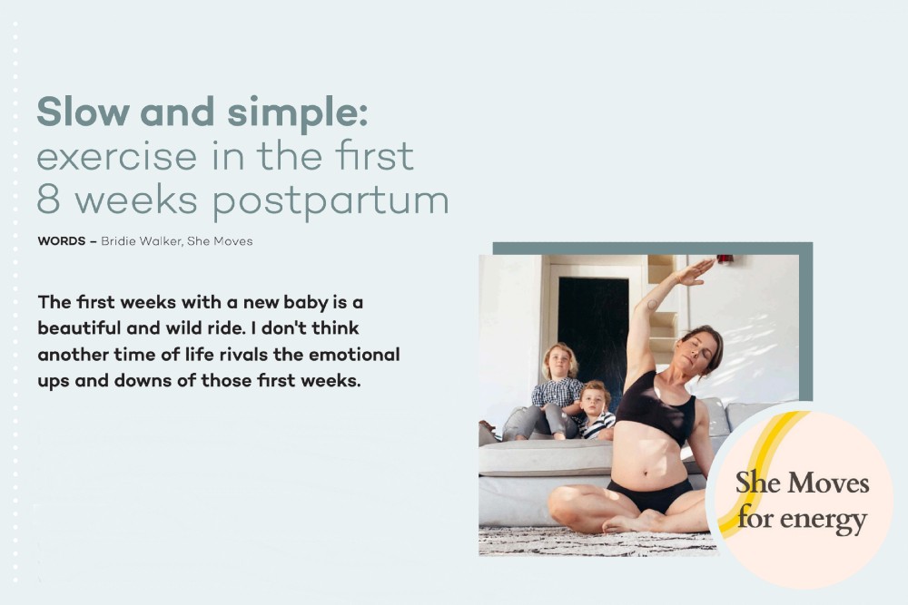 tips for post partum exercise