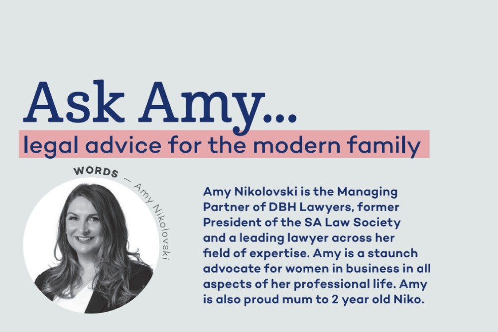 Ask AMy Legal Advice for the modern family